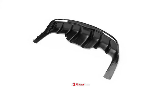 Tesla Model 3 Highland 2024-ON with Aftermarket Parts - Action Aero Series Rear Diffuser Dry Pre-preg Carbon Fiber / ABS from ArmorExtend