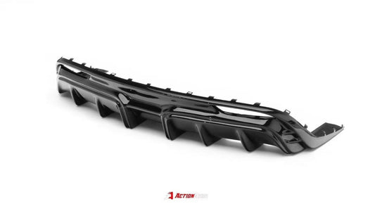 Tesla Model 3 Highland 2024-ON with Aftermarket Parts - Action Aero Series Rear Diffuser Dry Pre-preg Carbon Fiber / ABS from ArmorExtend