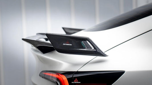 Tesla Model 3 Highland / Performance 2024-ON with Aftermarket Parts - AE Style Rear Wing Carbon Fiber from ArmorExtend