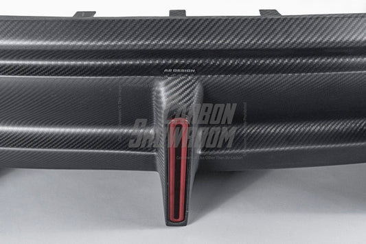Your Tesla Model Y 2020 2021 2022 2023 2024 with Aftermarket Parts - AE Style Rear Diffuser Carbon Fiber?from??ArmorExtend