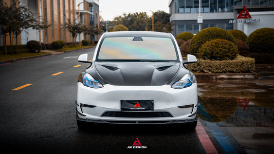 Tesla Model Y Performance AWD Long Range RWD Standard 2020 2021 2022 2023 2024 2025 with Aftermarket Parts - ART Hood Bonnet Carbon Fiber from ArmorExtend