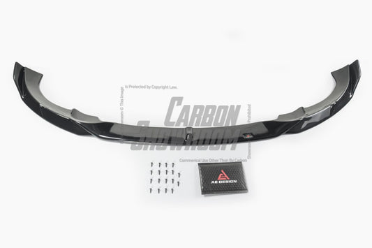 Tesla Model Y 2020 2021 2022 2023 2024 2025 with Aftermarket Parts - Front Lip ABS?from ArmorExtend