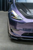 Tesla Model Y / Performance 2021-ON with Aftermarket Parts - Loong Flames Pro Style PP Front Lip from Yofer USA