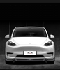 Tesla Model Y / Performance 2021-ON with Aftermarket Parts - Loong Flames Pro Style PP Front Lip from Yofer USA