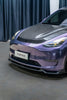 Tesla Model Y / Performance 2021-ON with Aftermarket Parts - Loong Flames Pro Style PP Front Lip from Yofer USA