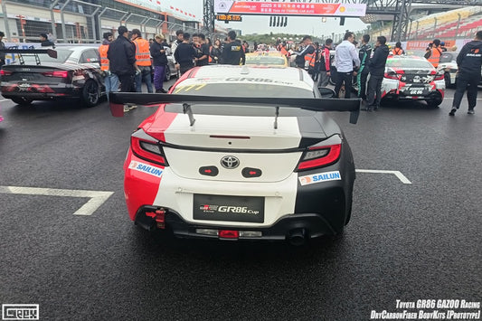 Toyota GR86 ZN8 2022-ON &amp; Subaru BRZ ZD8 2022-ON with Aftermarket Parts - Rear Wing Dry Pre-preg Carbon Fiber from Geex Village