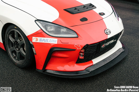 Toyota GR86 ZN8 2022-ON with Aftermarket Parts - Front Lip Dry Pre-preg Carbon Fiber from Geex Village