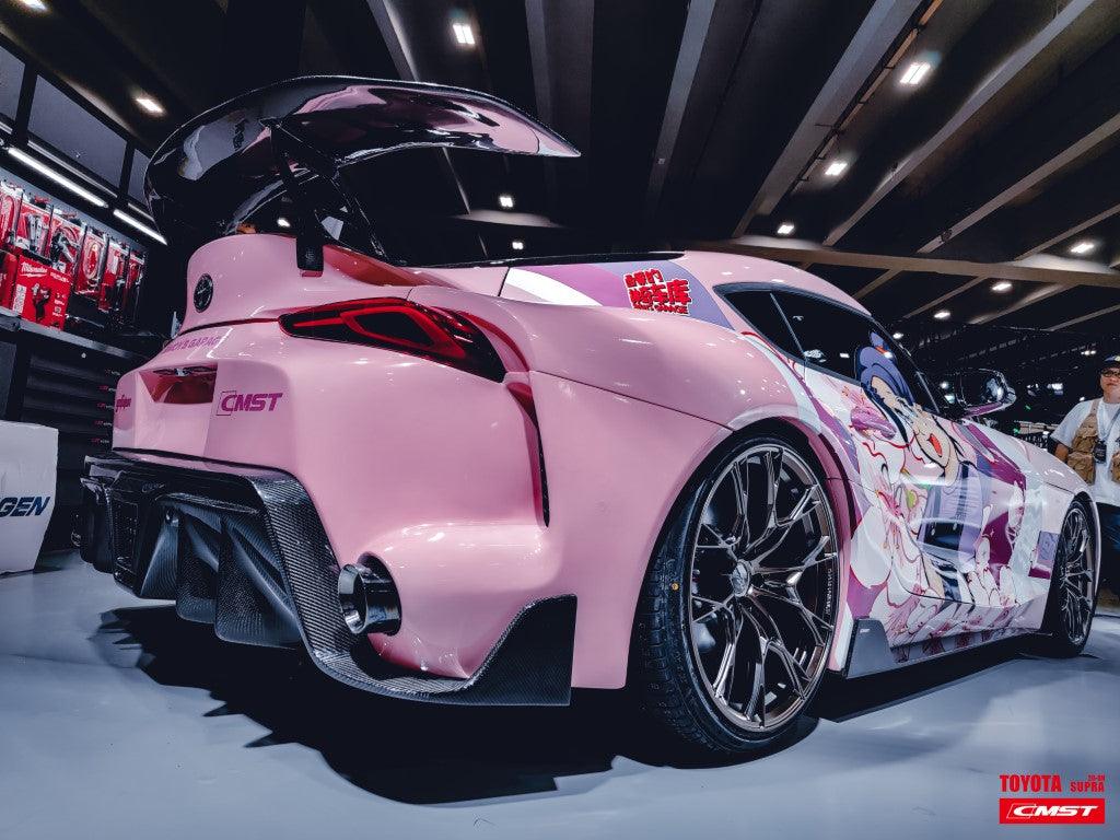 Toyota GR Supra aftermarket parts-CMST FT1 Conversion Bumper Diffuser ...