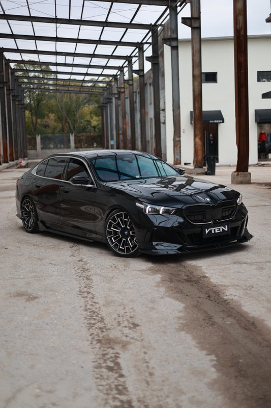 BMW 5 Series 530 540 & i5 e/x Drive40 M60 G60 G61 2024-ON with Aftermarket Parts - Front Lip PP from VTEN 