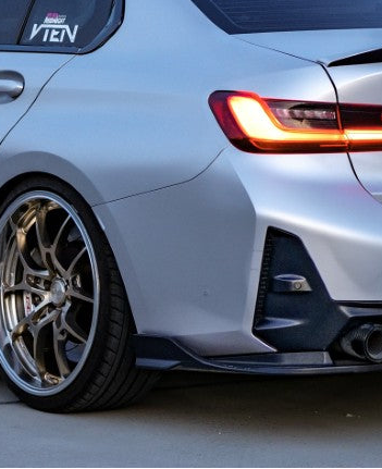 VTEN Rear Canards for BMW 3 Series 330i M340i G20 G21 LCI 2023-ON ABS Gloss Black