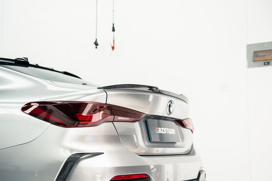 BMW I4 M50 / e Drive 40 G26 2022-ON & 4 Series Gran Coupe M440 430 G26 2022-ON with Aftermarket Parts - 1:1 M4 Style Rear Lip Spoiler ABS from VTEN