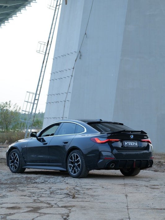 BMW I4 M50 / e Drive 40 G26 & 4 Series Gran Coupe M440i 430i G26 2022-ON with Aftermarket Parts - Rear Roof Spoiler ABS from VTEN