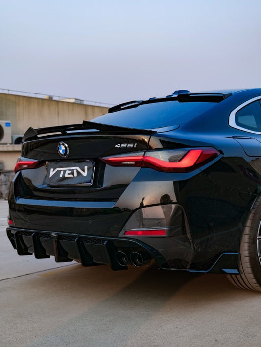 BMW I4 M50 / e Drive 40 G26 & 4 Series Gran Coupe M440i 430i G26 2022-ON with Aftermarket Parts - Rear Roof Spoiler ABS from VTEN