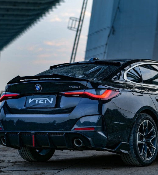 BMW I4 M50 / e Drive 40 G26 & 4 Series Gran Coupe M440i 430i G26 2022-ON with Aftermarket Parts - Rear Roof Spoiler ABS from VTEN