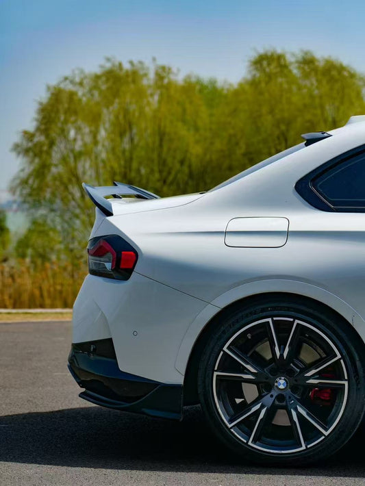 BMW M2 / M2C G87 2023-ON & 2 Series M240 230 G42 2022-ON with Aftermarket Parts - Rear Lip Spoiler ABS from VTEN
