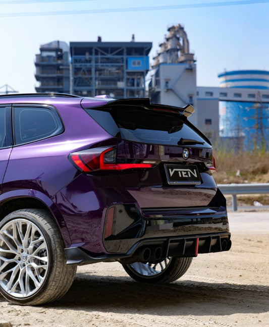 BMW X1 M35i sDrive28i xDrive28i (with M-package bumper, does not fit base model) U11 2023-ON with Aftermarket Parts - Rear Roof Spoiler ABS from VTEN
