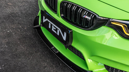 BMW M3CS M3C M3 F81 F80 2014 2015 2016 2017 2018 & M4CS M4C M4 F83 F82 2014 2015 2016 2017 2018 2019 2020 with Aftermarket Parts - Front Lip ABS from VTEN