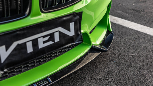 BMW M3CS M3C M3 F81 F80 2014 2015 2016 2017 2018 & M4CS M4C M4 F83 F82 2014 2015 2016 2017 2018 2019 2020 with Aftermarket Parts - Front Lip ABS from VTEN