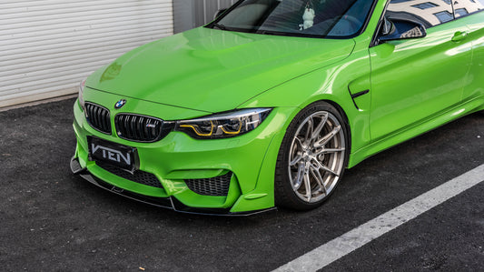 VTEN Side Skirts for BMW M3CS M3C M3 F81 F80 2014-2018 & M4CS M4C M4 F83 F82 2014-2020 ABS Gloss Black