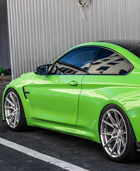 BMW M3CS M3C M3 F81 F80 2014 2015 2016 2017 2018 & M4CS M4C M4 F83 F82 2014 2015 2016 2017 2018 2019 2020 with Aftermarket Parts - Side Skirts ABS from VTEN