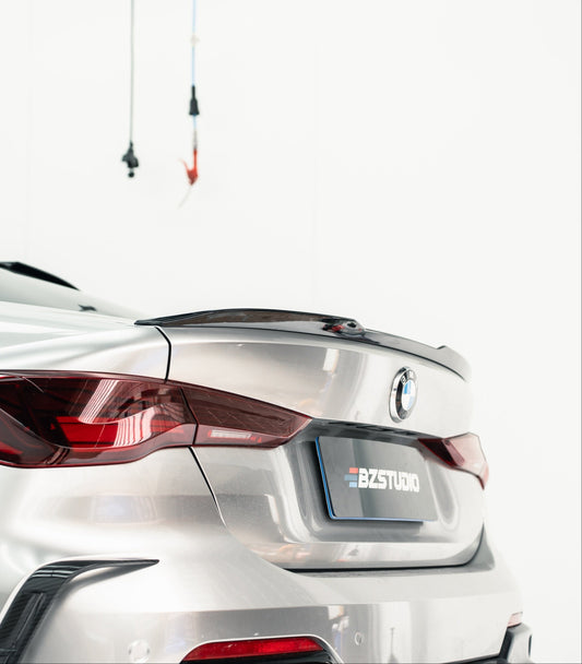 BMW M4 M4C M4CS G82 2021-ON & 4 Series G22 430i M440i 2020-ON with Aftermarket Parts - 1:1 M4 Style Rear Lip Spoiler ABS from VTEN