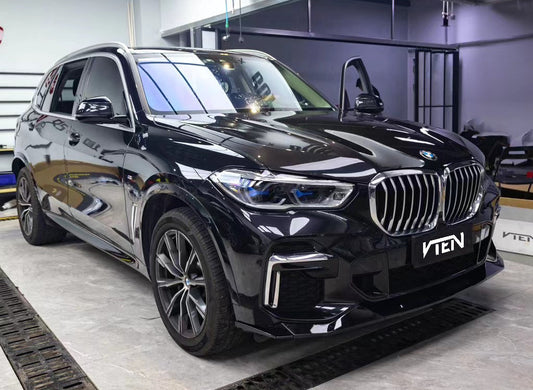 BMW X5 G05 M50i & X/S Drive 40i (with M-Package) Pre-LCI 2019 2020 2021 with Aftermarket Parts - Front Lip PP from VTEN
