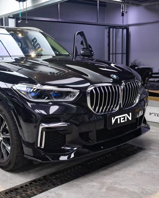 BMW X5 G05 M50i & X/S Drive 40i (with M-Package) Pre-LCI 2019 2020 2021 with Aftermarket Parts - Front Lip PP from VTEN