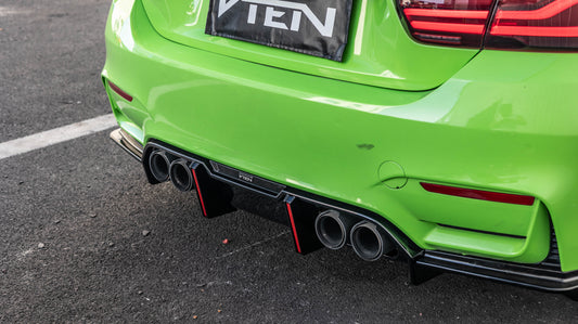 VTEN Rear Diffuser for BMW M3CS M3C M3 F81 F80 2014-2018 & M4CS M4C M4 F83 F82 2014-2020 PP Polypropylene