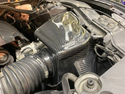 Ford Mustang Ecoboost 2.3L 2015 2016 2017 2018 2019 2020 2021 2022 2023 with Aftermarket Parts - Air Intake Systems Pre-preg Carbon Fiber from Ventus Veloce