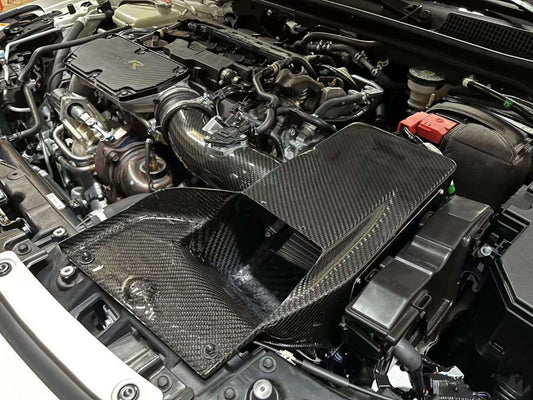Honda Type-R FL5 with Aftermarket Parts - Air Intake Systems Pre-preg Carbon Fiber from Ventus Veloce