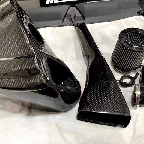 Audi A4 A5 B9 B9.5 2017-ON (EA888 low output) with Aftermarket Parts - Air Intake Systems Pre-preg Carbon Fiber from Ventus Veloce