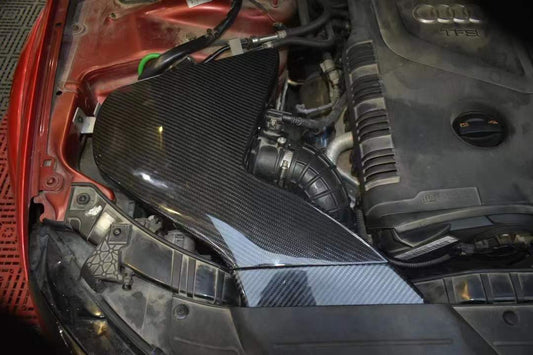 Audi A4 B8 B8.5 2009-2016 & A5 B8 B8.5 2008-2016 & Q5 2018-FY ON EA888 with Aftermarket Parts - Air Intake Systems Pre-preg Carbon Fiber from Ventus Veloce
