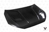 Audi RS3 S3 A3 8Y 2022-ON with Aftermarket Parts - Double-sided Real Carbon Fiber Hood Bonnet from Ventus Veloce