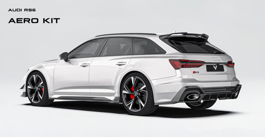 Audi RS6 & RS7 C8 2020-ON with Aftermarket Parts - Rear Diffuser Carbon Fiber from Ventus Veloce