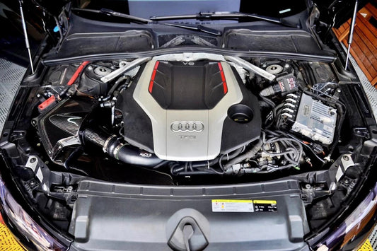 Audi S4 S5 RS4 RS5 B9 B9.5 2018-ON with Aftermarket Parts - Air Intake Systems Pre-preg Carbon Fiber from Ventus Veloce