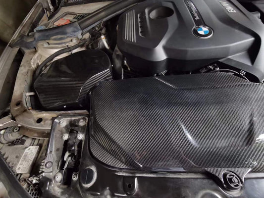 BMW 230I 330I 430I F22 F23 F30 F31 F32 F33 F34 F36 2016-2021 with Aftermarket Parts - Air Intake Systems Pre-preg Carbon Fiber from Ventus Veloce
