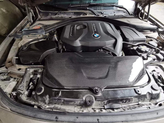 BMW 230I 330I 430I F22 F23 F30 F31 F32 F33 F34 F36 2016-2021 with Aftermarket Parts - Air Intake Systems Pre-preg Carbon Fiber from Ventus Veloce
