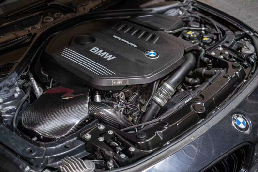 BMW M240I M340I M440I F22 F23 F30 F32 F33 F34 F36 2016-2021 with Aftermarket Parts - Air Intake Systems Pre-preg Carbon Fiber from Ventus Veloce
