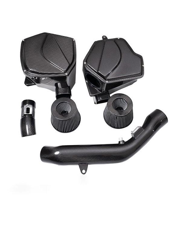 BMW M2C M3 M4 F87 F80 F81 F82 F83 2015-2021 with Aftermarket Parts - Air Intake Systems Pre-preg Carbon Fiber from Ventus Veloce
