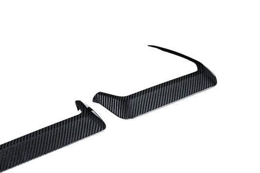 BMW M2CS M2 G87 2023-ON with Aftermarket Parts - Front Bumper Upper Valence Dry Pre-preg Carbon Fiber from Ventus Veloce