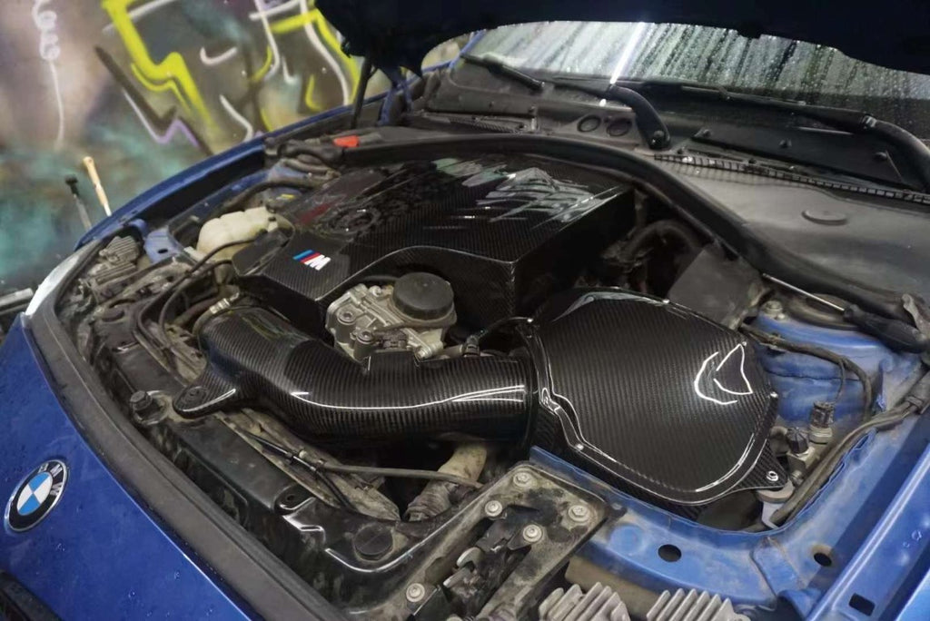 BMW M2 F87 2016-2018 with Aftermarket Parts - Air Intake Systems Pre-preg Carbon Fiber from Ventus Veloce
