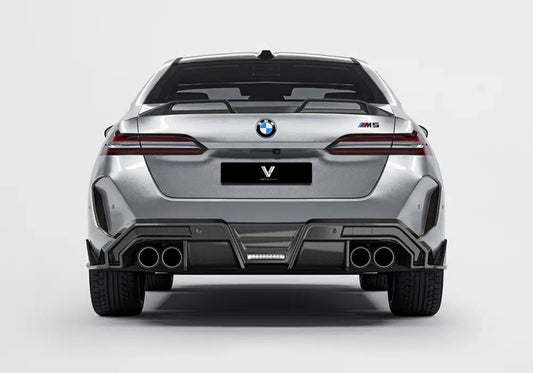 BMW M5 M5C G90 G99 2025-ON with Aftermarket Parts - Rear Bumper Canards Dry Pre-preg Carbon Fiber from Ventus Veloce
