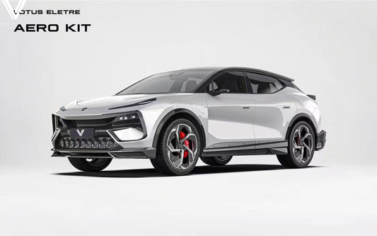 Lotus Eletre 2023 2024 with Aftermarket Parts - PK Style Front Lip Pre-preg Carbon Fiber from Ventus Veloce