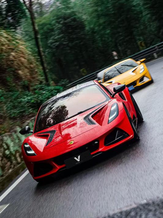 Lotus Emira 3.6 V6 2.0 Four-cylinder 2022-ON with Aftermarket Parts - Hood Pre-preg Carbon Fiber from Ventus Veloce