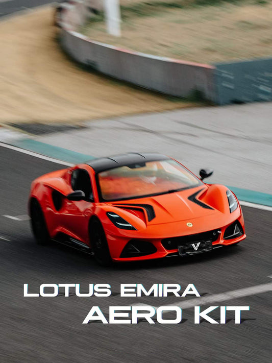 Lotus Emira 3.6 V6 2.0 Four-cylinder 2022-ON with Aftermarket Parts - Hood Pre-preg Carbon Fiber from Ventus Veloce