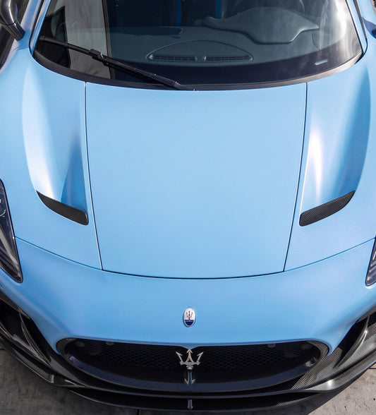 Maserati MC20 2022-ON with Aftermarket Parts - Front Fenders Trim Dry Pre-preg Carbon Fiber from Ventus Veloce