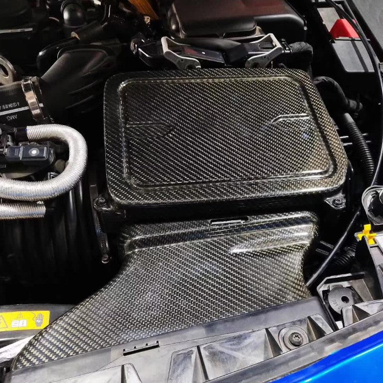 Mercedes Benz CLA45 C117 GLA45 X156 A45 W117 2014 2015 2016 2017 2018 2019 with Aftermarket Parts - Air Intake Systems Pre-preg Carbon Fiber from Ventus Veloce