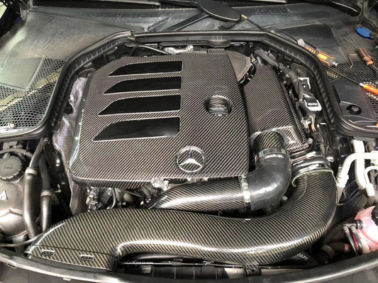 Mercedes Benz CLS300 C257 2019 2020 2021 2022 2023 with Aftermarket Parts - Air Intake Systems Pre-preg Carbon Fiber from Ventus Veloce
