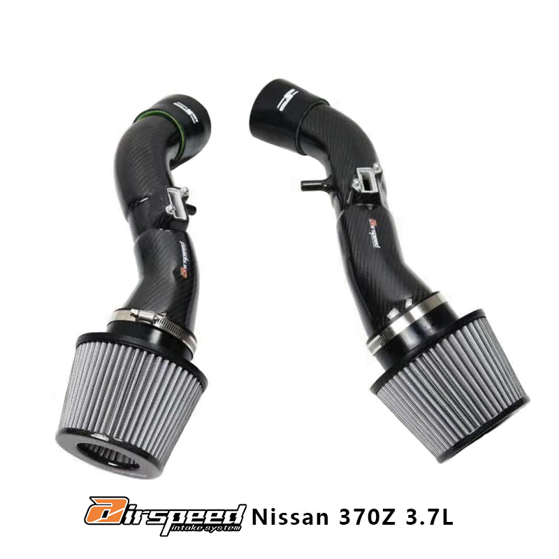 Nissan 370Z 2009-2020 with Aftermarket Parts - Pre-preg Carbon Fiber Air Intake Systems from Ventus Veloce