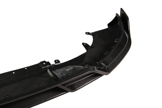 Porsche Cayenne 9Y0 9Y0.1 9Y3 9Y3.1 2019 2020 2021 2022 2023 Base/S (fitment not suitable for bumpers with sport design package) with Aftermarket Parts - Front Lip Pre-preg Carbon Fiber from Ventus Veloce